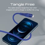 Promate USB-C to Lightning Cable, POWERLINE-CI120.BLUE Computer Accessories "BAE" Charm Bracelet 6