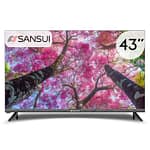 SANSUI 43 Inch Full HD Edgeless Smart TV, 2G8GB SUPER MEMORIA Smart With T2 /S2 (Receiver Inbuilt), Android 14, Color Box, YouTube, FaceBook, A+ Panel, Model- SS43LTA501 Electronics "BAE" Charm Bracelet 4