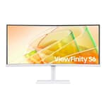 Samsung 34inch View Finity S6 S65TC UWQHD 3440 x 1440 Curved Monitor, HDMI, DP, Height, Tilt, Swivel, Warm White, Adjustable – LS34C650TAMXUE Desktop & Monitors "BAE" Charm Bracelet 4