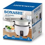 Sonashi 1 Ltr Rice Cooker With Steamer – SRC-410 Electric Cookers "BAE" Charm Bracelet 6