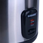 Sonashi 1.8 Ltr Rice Cooker With Steamer – SRC-418 Electric Cookers "BAE" Charm Bracelet 5