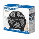 Sonashi 14inch Box Fan Black – SBF-7037 Fans & Air Purifier "BAE" Charm Bracelet 6