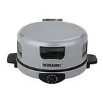 Sonashi 1800W 2 In 1 Arabic Bread & Pizza Maker Silver Household "BAE" Charm Bracelet 5