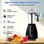 Sonashi 3 In 1 Mixer Grinder 3 Speeds With Pulse Switch Unbreakable Polycarbonate Jar Lids 1 – SB-151SS (BLACK) Blender & Mixer "BAE" Charm Bracelet 5