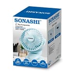 Sonashi 4inch Rechargeable Clip Fan Blue – SRF-104N Fans & Air Purifier "BAE" Charm Bracelet 6
