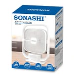 Sonashi 8inch Rechargeable Fan White Fans & Air Purifier "BAE" Charm Bracelet 6