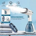 Sonashi Portable Handheld Garment Steamer Blue-White – SGS-327 Household "BAE" Charm Bracelet 6