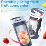 Sonashi Rechargeable Portable Blender Blue – SPB-294-Blu Blender & Mixer "BAE" Charm Bracelet 5