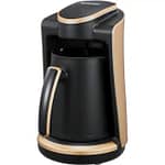 Sonashi Turkish 500W Coffee Machine Black-Gold Coffee Makers "BAE" Charm Bracelet 4