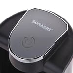 Sonashi Turkish Coffee Machine Black-Silver 500W – STCM-4973 Coffee Makers "BAE" Charm Bracelet 6
