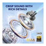Soundcore by Anker Liberty 4, Noise Cancelling Earbuds White Electronics "BAE" Charm Bracelet 6
