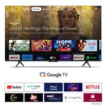 TCL 50 inch Television, 4K Ultra HD Smart QLED Google TV – 50C655 Electronics "BAE" Charm Bracelet 5