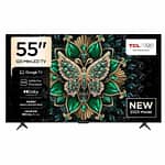 TCL 55-inch 4K QD-Mini LED Google Smart TV 55C6K Electronics "BAE" Charm Bracelet 4