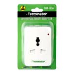 Terminator 3 way Universal Multi Travel Adaptor -TMA163A Electronics "BAE" Charm Bracelet 6