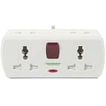 Terminator 4 way Universal Socket Multi Adaptor with Single Switch & Indicator-13A Plug TMA 164AS Electronics "BAE" Charm Bracelet 4