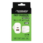 Terminator USB Wall Charger with 38W Fast Charging USB-A (QC3) – TUSBWC 02-38W Electronics "BAE" Charm Bracelet 5