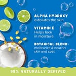 Tropi Clean Lime & Coconut Shed Control Shampoo For Pets, 20oz Grooming Supplies "BAE" Charm Bracelet 6