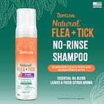 Tropi Clean Natural Flea & Tick No Rinse Shampoo For Cats – 7.4 oz Grooming Supplies "BAE" Charm Bracelet 4