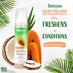 Tropi Clean Papaya Waterless Shampoo For Pets, 7.4oz Grooming Supplies "BAE" Charm Bracelet 5