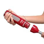 UFESA BP3443 Hand Blender, 600 W Power, Turbo Function, 2 Stainless Steel Blades & Shaft, Ergonomic & Anti-Splash Design, Included Accessories, BPA-Free, Red Color Blender & Mixer "BAE" Charm Bracelet 6