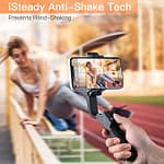 iSteady Q 1-Axis Gimbal Stabilizer Black, hohem Selfie Stick Tripod, B09C1VKPL5 Electronics "BAE" Charm Bracelet 6