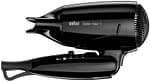 Braun Satin Hair Styler & Go Travel Dryer Black – HD130 Household "BAE" Charm Bracelet 5