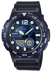 Casio – Rubber General Analog Watch For Men (AEQ-100W-2AVDF) Fashion Casio