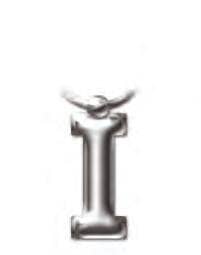 Letter Keyring – Letter ‘I’ Gifts Gifts