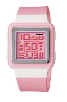 Casio Poptone World Time Alarm Watch for Women (LDF-20-4AVDR) Fashion Casio