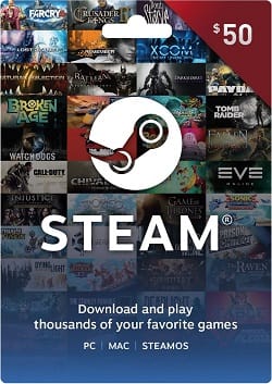 USA Steam Wallet Gift Card – $50 (E-mail Delivery) Gift Cards "BAE" Charm Bracelet