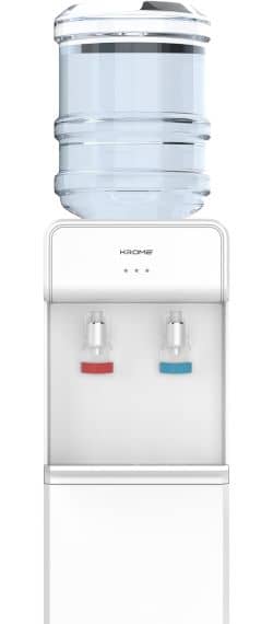 Krome Top Loading Water Dispenser, Hot And Cold Water 2 Taps, Floor Standing, SUS 304 Tank, White, KR-WDTL 2TW Household "BAE" Charm Bracelet