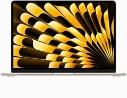 Apple MacBook Air, 15 inch, M3 Chip, 8-Core CPU 10-Core GPU, 16GB, 512GB SSD, Starlight, MXD33 (English Keyboard, Apple Warranty) Apple "BAE" Charm Bracelet