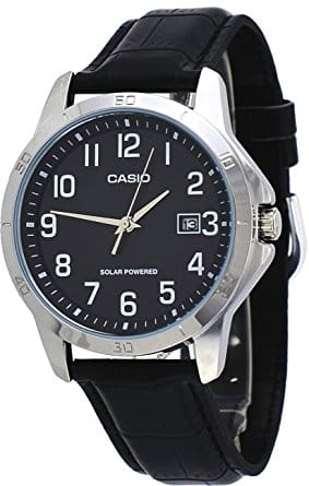 Casio Analog Watch for Men, Black MTP-VS02L-1BDF Fashion Casio