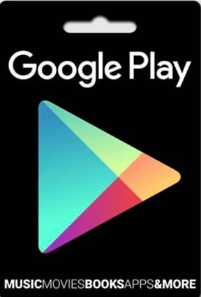 USA Google Play Cards – $20 Gift Cards "BAE" Charm Bracelet