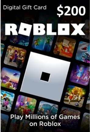 Roblox Card $200 (Instant E-Mail Delivery) Gift Cards "BAE" Charm Bracelet