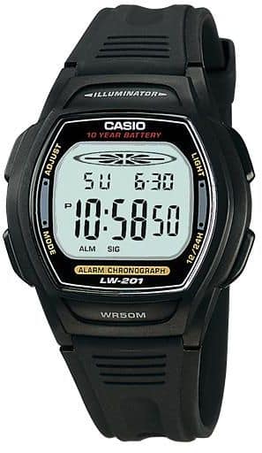 Casio for Women – Digital Sports Watch (LW201-1A) Fashion Casio