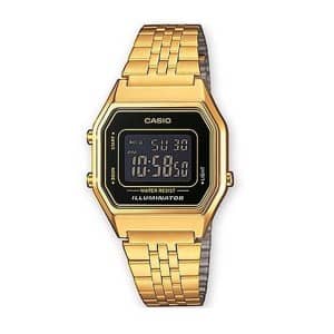 Vintage Digital Yellow Dial Watch for Women – LA680WG-1BDF Fashion Casio