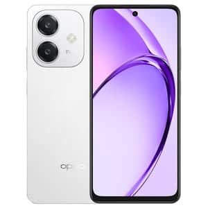 Oppo A3, 128GB 6GB, Starlight White, 4G Mobiles "BAE" Charm Bracelet