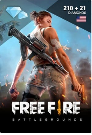 Free Fire Diamond Pins 210 + 21 ($2) – Instant E-Mail Delivery Free Fire "BAE" Charm Bracelet