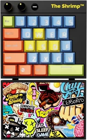 The Shrimp Model 1 Keyboard – SHRIMP BOMBER Gaming & Consoles "BAE" Charm Bracelet