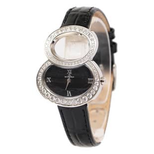 Kim Kardashian Leather Analog Dress Watch For Women (BKK120B) Fashion fashion