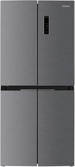 Hitachi 610L Gross, Net 466L, Bottom Freezer, 4 Door Refrigerator, Touch Screen Control, Energy Saving Mode, French Door Fridge, HR4N7522DSXAE Household "BAE" Charm Bracelet