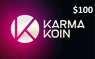 Karma Koin US $100 (Instant E-mail Delivery) Gift Cards "BAE" Charm Bracelet