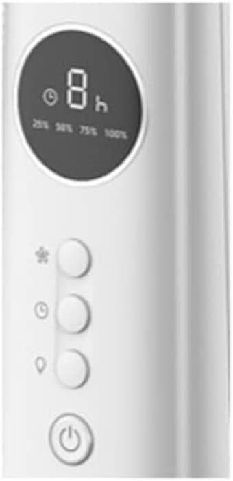 Midea Rechargeable Stand Fan With Remote, 9 Speed Settings With 25W Power, Cordless Support, 5 Blade With 11 Hours Battery Run Time – FS4523MRD Fans & Air Purifier "BAE" Charm Bracelet 2
