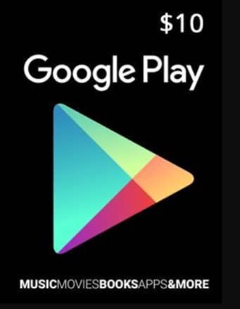 USA Google Play Cards – $10 Gift Cards "BAE" Charm Bracelet