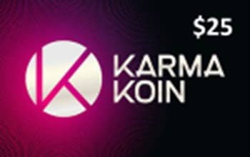 Karma Koin US $25 (Instant E-mail Delivery) Gift Cards "BAE" Charm Bracelet