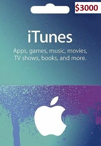 $3000 USA Apple iTunes Card (Instant E-mail Delivery) Gift Cards "BAE" Charm Bracelet
