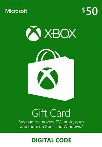 Xbox Live $50 USD – Instant E-Mail Delivery Gift Cards "BAE" Charm Bracelet
