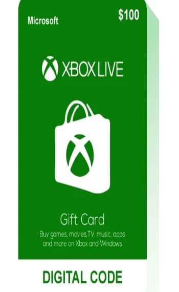 Xbox Live $100 USD – Instant E-Mail Delivery Gift Cards "BAE" Charm Bracelet