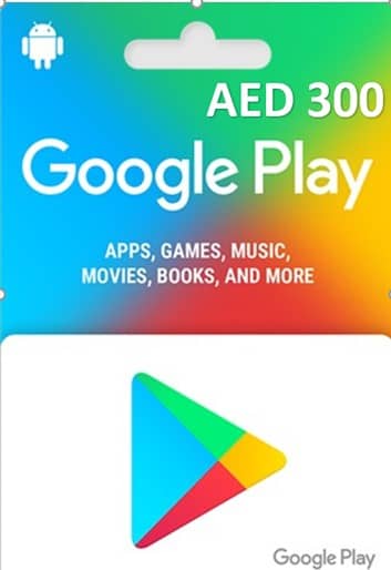UAE Google Play Cards – AED 300 Gift Cards "BAE" Charm Bracelet